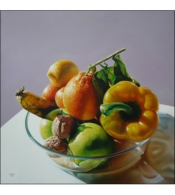 Natura morta con frutta autunnale